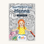 Das Cover des Malbuchs „Echte Zauberwesen“ mit dem Namen Hanna